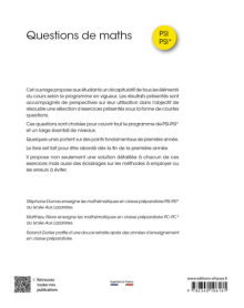 Questions de maths - PSI-PSI*