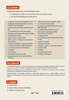 L'Économie du sport en fiches - 2e édition