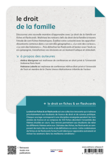 Le droit de la famille en fiches et en flashcards