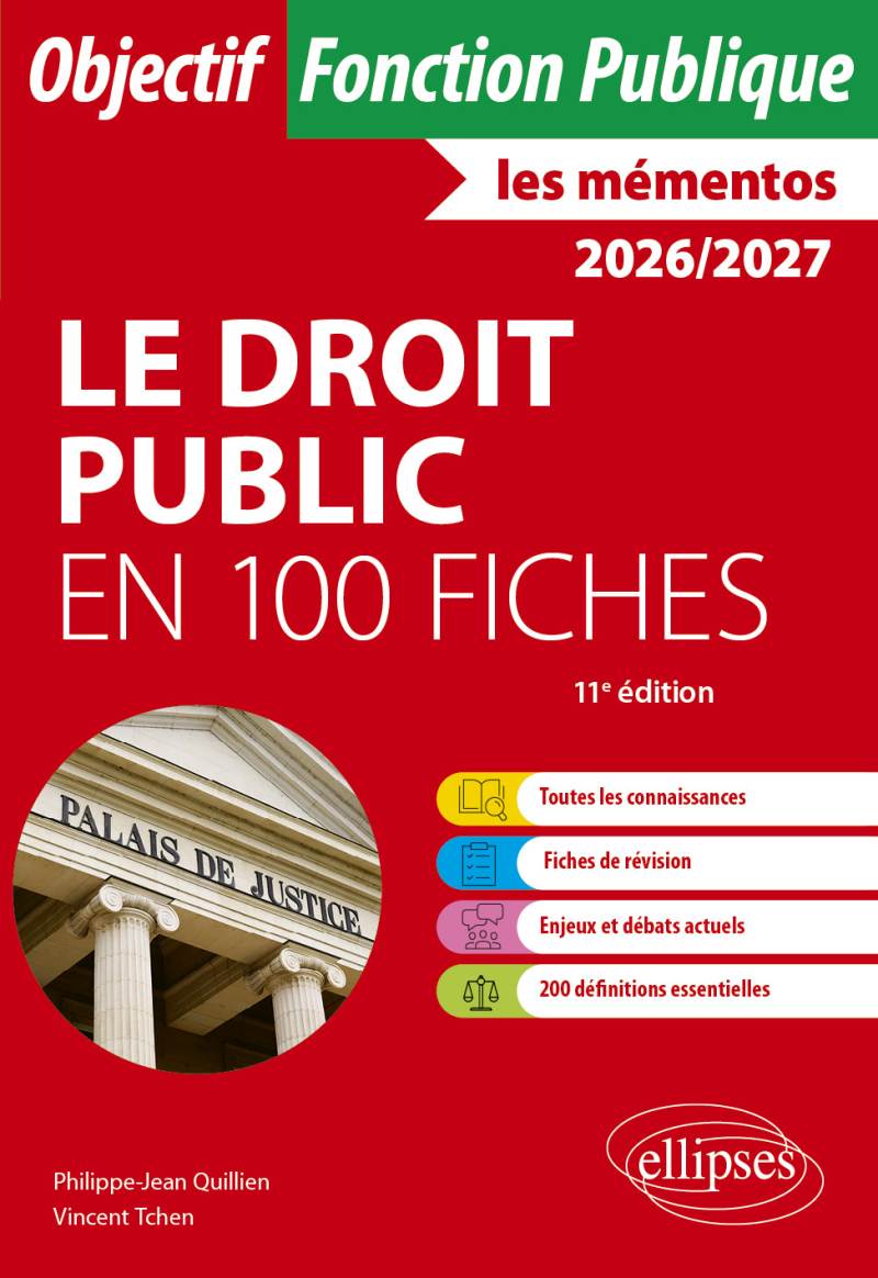 Le droit public en 100 fiches - 11e édition