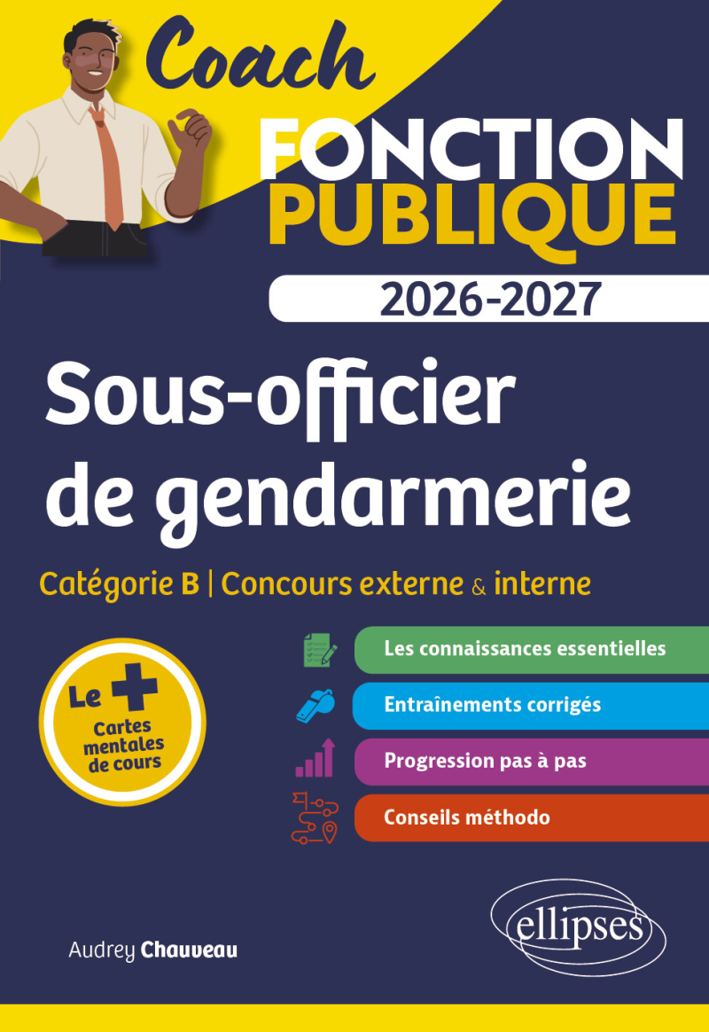 Sous-officier de gendarmerie - Catégorie B - Concours externe & interne - édition 2026-2027