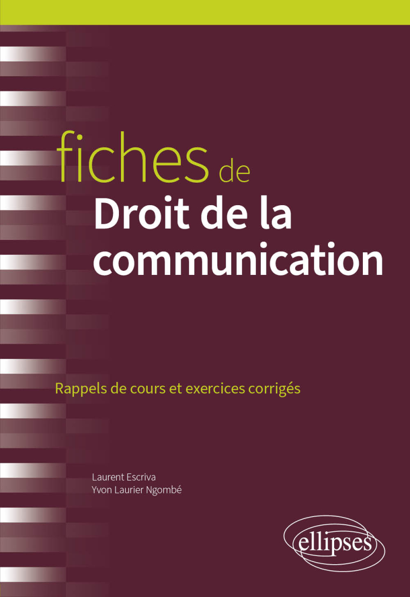 Fiches de Droit de la communication