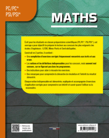 Maths PC/PC* - PSI/PSI* - Exercices corrigés et notions indispensables pour réussir les concours écrits et oraux