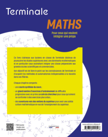 Maths - Terminale - Pour ceux qui veulent intégrer une prépa