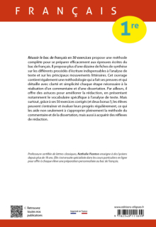 Français. Première. Réussir le bac de français en 50 exercices