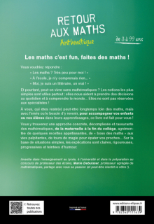 Retour aux Maths – Arithmétique - de 3 à 99 ans
