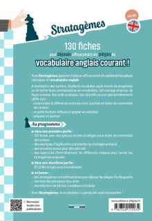 130 fiches pour déjouer efficacement les pièges du vocabulaire anglais courant ! A2-B2 - Idéal pour des révisions ciblées et acquérir les bons réflexes