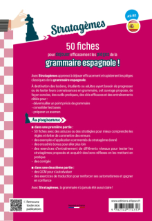 50 fiches pour déjouer efficacement les pièges de la grammaire espagnole ! [A2-B2] - Idéal pour des révisions ciblées et acquérir les bons réflexes
