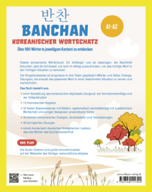 Traduction. BANCHAN. Vocabulaire coréen A1-A2 - plus de 900 mots de base à découvrir en situation (avec fichiers audio)