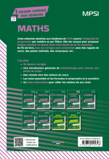 Mathématiques. MPSI