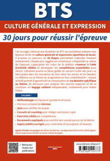 Epreuve de culture générale et expression. Nouveau thème - Examen 2027