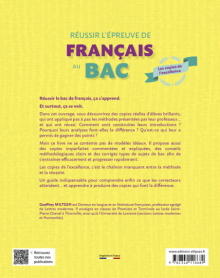 Réussir au bac de français - Les copies de l'excellence