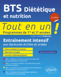 BTS Diététique et nutrition - 4e édition