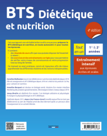 BTS Diététique et nutrition - 4e édition
