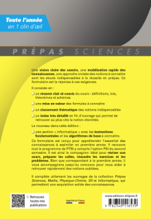 Formulaire : Mathématiques - Physique-Chimie - SII - Informatique - PTSI - 2e édition