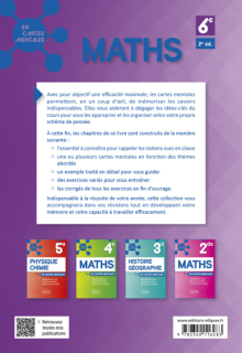 Mathématiques - 6e - Nouveau programme - 31 cartes mentales et 138 exercices corrigés - 2e édition
