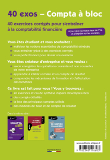 Compta à bloc - 40 exercices pour s'entraîner à la comptabilité générale - 3e édition