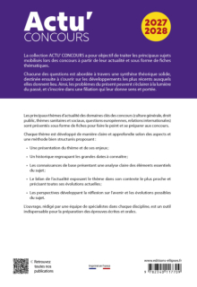 Thèmes essentiels d'actualité - édition 2027-2028
