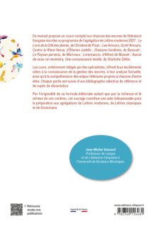 Agrégation de Lettres 2027. Tout le programme de Littérature française en un volume - édition 2027