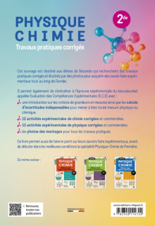 Travaux pratiques corrigés - Physique-chimie - 2de