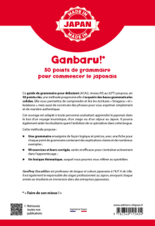 GANBARU ! – 50 points de grammaire pour commencer le japonais - A1-A2/N5 au JLPT