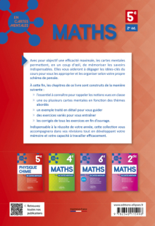 Mathématiques - Cinquième - Nouveau programme 2026 - XX cartes mentales et XXX exercices corrigés - 2e édition