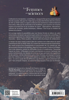 Les Femmes en sciences - Du XVIe au XVIIIe siècle - Contraintes sociales, savoir et stratégies