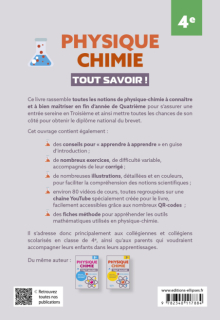 Physique-chimie - 4e - Tout savoir !