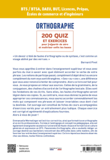 Orthographe : 100 Quiz pour (re)partir de zéro et maîtriser enfin les bases