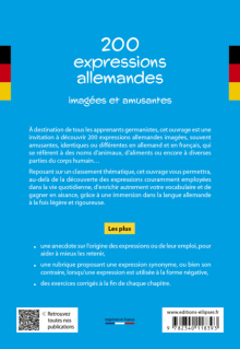 200 expressions allemandes imagées et amusantes - À utiliser dans la vie quotidienne - À partir du niveau A2