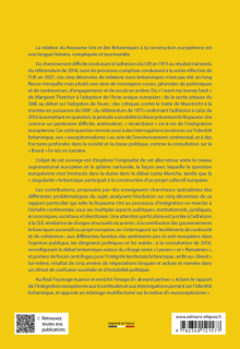 Agrégation Anglais 2027 - Le Royaume-Uni et la construction européenne (1er janvier 1973 - 1er janvier 2021)