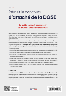 Réussir le concours d’attaché de la DGSE - Concours externe sur épreuves, sur titres et concours interne – Catégorie A