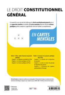Le droit constitutionnel général en cartes mentales