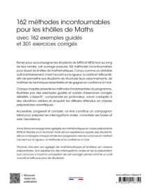 162 méthodes incontournables pour les khôlles de Maths