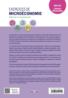 Exercices de microéconomie