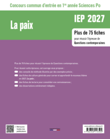 Concours commun IEP 2027. Plus de 100 fiches pour réussir l'épreuve de questions contemporaines - Nouveau thème / Le vivant - édition 2027